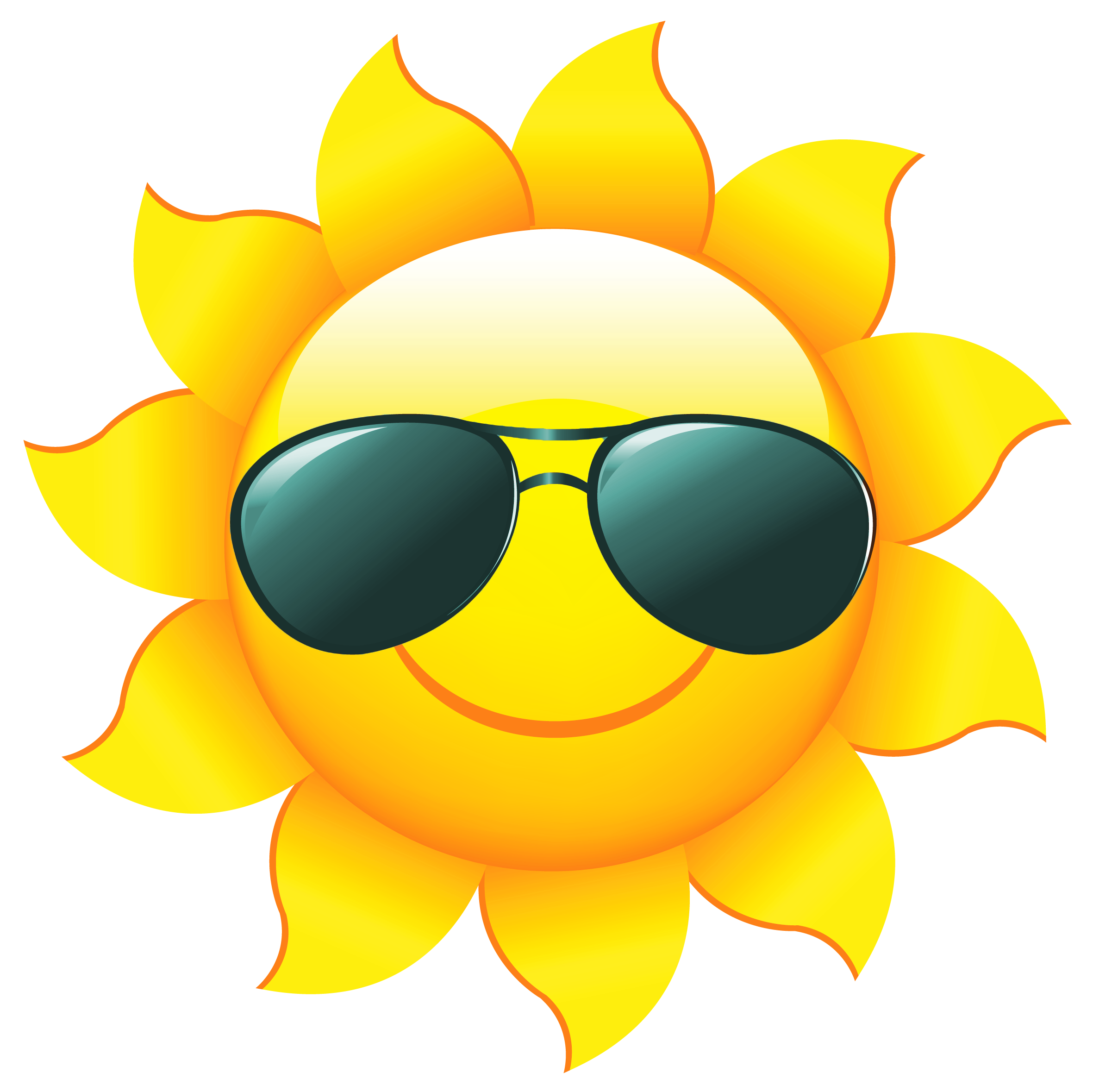 Sunshine Home Health Care Logo - Cartoon Sun